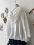 画像12: Libera&Capricciosa／オリーブリネンフードプルオーバー・バルーン (12)