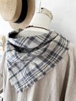 画像11: MARCHE' DE SOEUR／革タグストール付きスキッパーワンピース・フラックス (11)