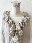画像6: 【予約販売】MARCHE' DE SOEUR／フローフリルエプロンワンピース・生成り (6)