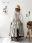 画像21: 【予約販売】MARCHE' DE SOEUR／フローフリルエプロンワンピース・生成り (21)