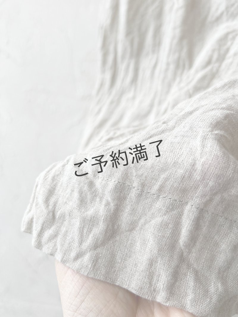 画像18: 【予約販売】MARCHE' DE SOEUR／フローフリルエプロンワンピース・生成り (18)
