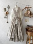 画像5: 【予約販売】MARCHE' DE SOEUR／フローフリルエプロンワンピース・生成り (5)