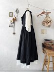 画像10: 【予約販売】MARCHE' DE SOEUR／フローフリルエプロンワンピース・黒 (10)