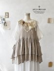 画像1: 【プレビュー中】pollenbieico／アンティークレースのジレ・K (1)