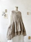 画像5: pollenbieico／アンティークレースのジレ・リネン (5)