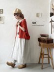 画像8: 08mab/ノースリーブサイドギャザーワンピース・生成り (8)