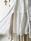 画像6: shizuka's/アンティークレースのシアーチェックキャミワンピース (6)
