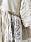 画像5: shizuka's/アンティークレースのストライプリネンワンピース (5)