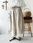 画像9: shizuka's/アンティーク刺繍のガウチョパンツ (9)