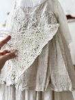 画像6: shizuka's/透かし編みアンティークレースとリネンのキャミ (6)
