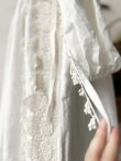 画像8: shizuka's/アンティークレースのホワイトリネンワンピース (8)