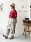 画像3: MARCHE' DE SOEUR／タブリエパンツ・生成り (3)