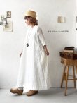 画像2: MARCHE' DE SOEUR／シンプルリネンワンピース・オフ (2)