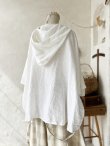 画像5: Libera&Capricciosa／オリーブリネンフードプルオーバー・ラウンド (5)