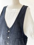 画像6: seasew.／109 デニムオーバーオール・チャコール (6)