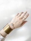 画像5: Arsameia／天然石ホワイトカルセドニーの22KGPブレスレット (5)