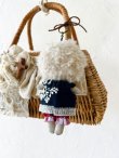 画像6: sukekiyo /ブーケ刺繍のスケキヨかごバッグ (6)