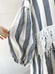 画像6: shizuka's/透かしコットンレース襟のワンピース (6)