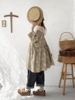 画像4: MARCHE' DE SOEUR／大きなラッフル襟のチュニック・ベージュローズ×生成り (4)