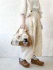 画像10: sukekiyo /ブーケ刺繍のスケキヨかごバッグ (10)