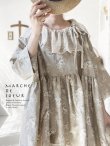 画像3: MARCHE' DE SOEUR／大きなラッフル襟のチュニック・ベージュローズ×生成り (3)