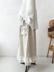 画像7: shizuka's/アンティークレースのガウチョパンツ・生成り (7)