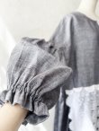 画像3: shizuka's/アンティークレースのロング丈ワンピース・ダンガリー (3)