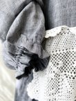 画像5: shizuka's/アンティークレースのロング丈ワンピース・ダンガリー (5)