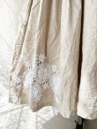 画像5: shizuka's/アンティークレースのリボンワンピース・生成り (5)