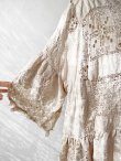 画像6: shizuka's/アンティークレースクロスのチュニック・桜ベージュ (6)