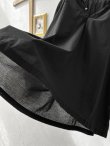画像6: seasew.／303 オーガニックコットンスキッパーブラウス ・ブラック (6)