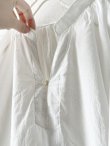画像3: seasew.／303 オーガニックコットンスキッパーブラウス ・オフ (3)
