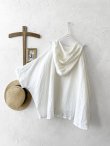 画像5: Libera&Capricciosa／オリーブリネンフードプルオーバー・オフ (5)
