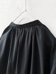 画像5: seasew.／303 オーガニックコットンスキッパーブラウス ・ブラック (5)