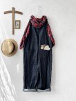 画像6: seasew.／109 デニムオーバーオール・チャコール (6)