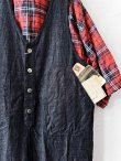 画像4: seasew.／109 デニムオーバーオール・チャコール (4)