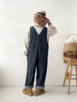 画像11: seasew.／109 デニムオーバーオール・チャコール (11)