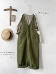 画像1: seasew.／111 オーバーオール・オリーブ (1)