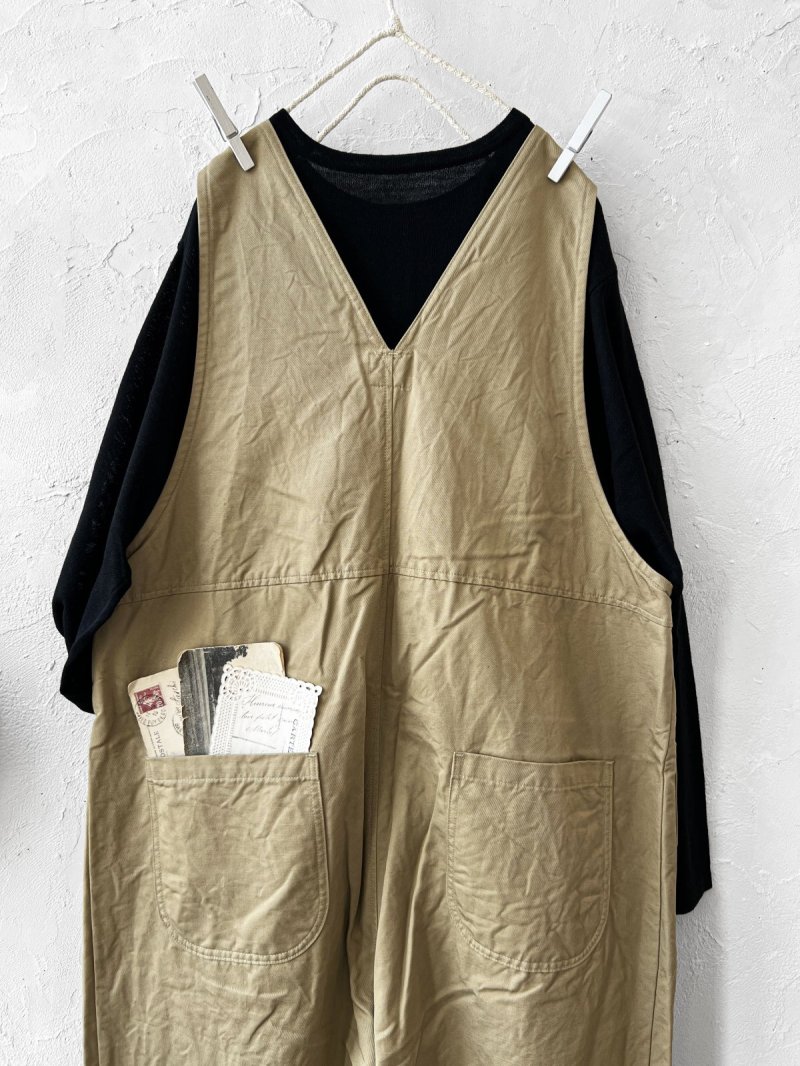 画像6: seasew.／111 オーバーオール・ベージュ (6)