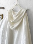 画像6: Libera&Capricciosa／オリーブリネンフードプルオーバー・オフ (6)