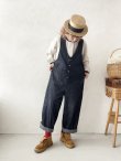 画像10: seasew.／109 デニムオーバーオール・チャコール (10)