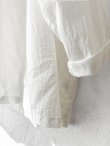 画像4: seasew.／303 オーガニックコットンスキッパーブラウス ・オフ (4)