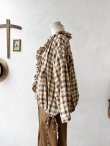 画像9: MARCHE' DE SOEUR／フローフリルの長袖プルオーバー・メープルチェック (9)