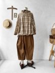 画像10: MARCHE' DE SOEUR／フローフリルの長袖プルオーバー・メープルチェック (10)