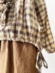 画像7: MARCHE' DE SOEUR／フローフリルの長袖プルオーバー・メープルチェック (7)