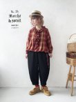 画像1: MARCHE' DE SOEUR／フローフリルの長袖プルオーバー・赤チェック (1)