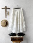 画像4: HALLELUJAH／9,Pantelon Etagee ティアードパンツ・off-white (4)