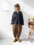 画像2: seasew.／303 オーガニックコットンスキッパーブラウス ・ブラック (2)