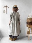 画像16: HALLELUJAH／1890's Bourgeron 羊飼いシャツワンピース・flax (16)