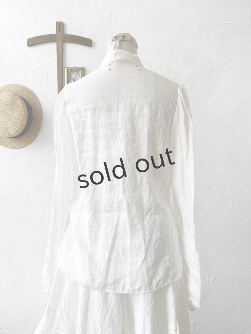 画像15: HALLELUJAH／11, Replique de Chemise victorienne ヴィクトリア朝シャツ・off-white (15)